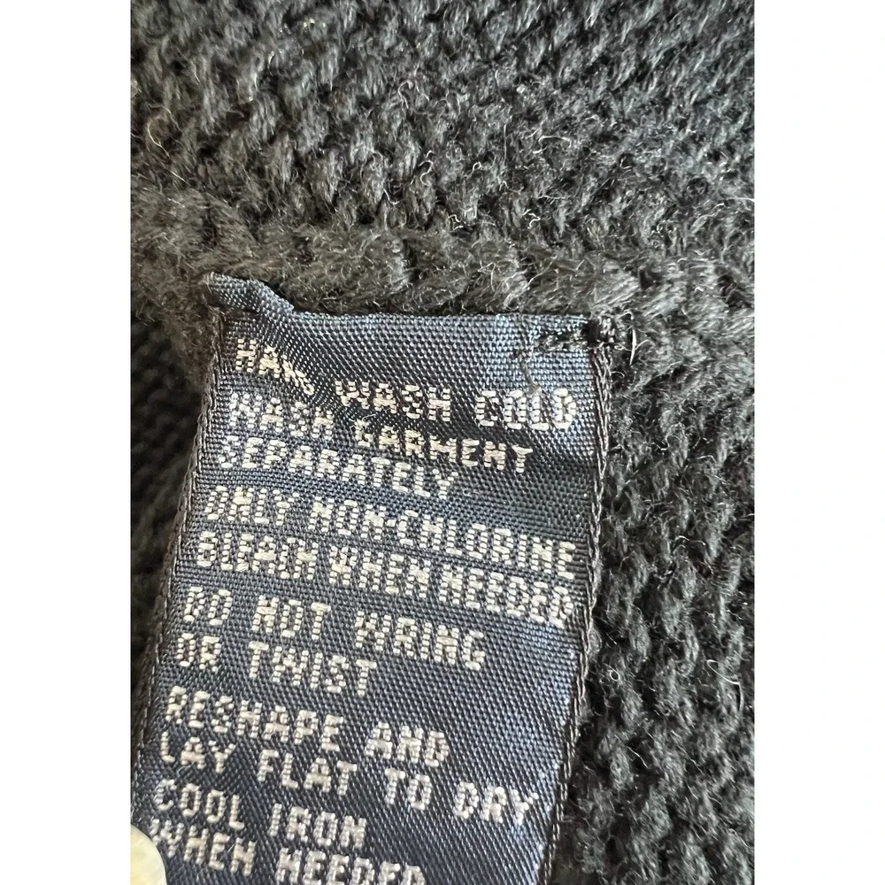 Vintage‎ Polo Ralph Lauren Knitted Sweater V-Neck Black Men's Size Medium